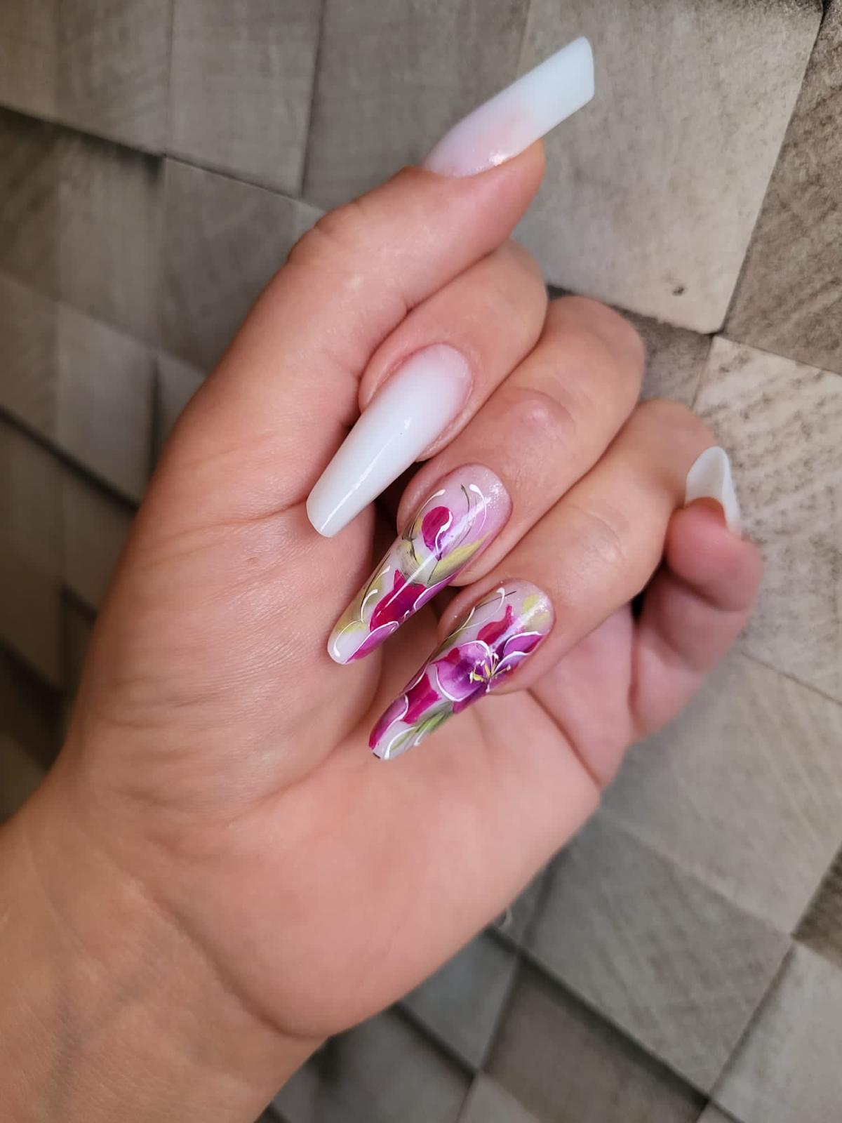 Bloemen Nailart